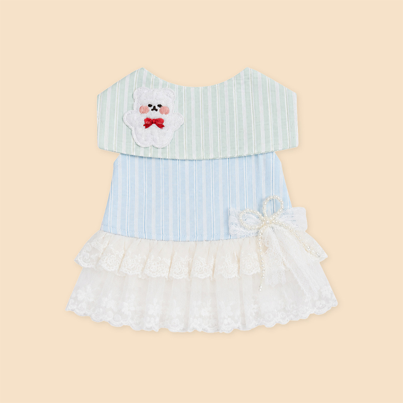 Summer Sailor Dog Dress Nautical Style Pet Apparel