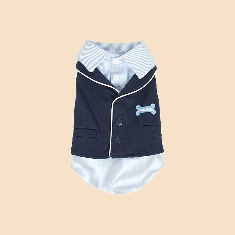 Preppy Faux-layered Matching Set Pet Outfit