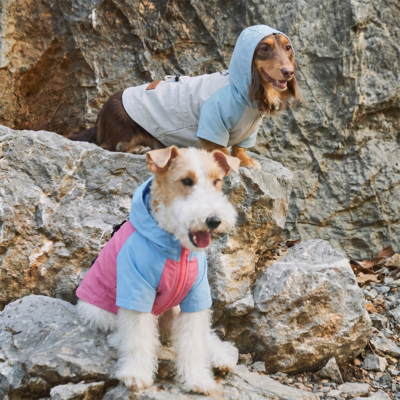 Dog Hooded Shell Jacket Waterproof Windproof Outdoor Pet Coat Dog Hooded Shell Jacket Waterproof Windproof Outdoor Pet Coat